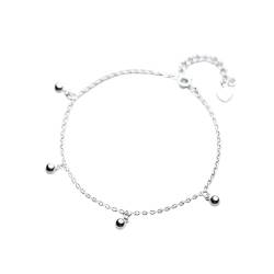 GeRRiT S925 Silber Armband Einfache Light Bead Armband Eleganz Kleine Kurze Armband, Armband Stil von GeRRiT