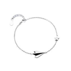 GeRRiT S925 Silber Armband Flugzeug Armband Eleganz Personalisierte Diamant Stern Einbettung, Armband Stil von GeRRiT