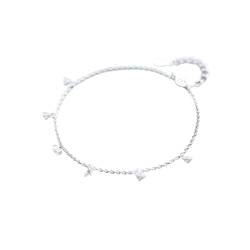 GeRRiT S925 Silber Armband Kleine Synthetische Zirkon Su Armband mit Süßem Temperament, Silber von GeRRiT