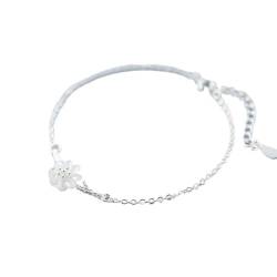 GeRRiT S925 Silber Armband Sweet Branch Sakura Armband Shell Blume Armband, S925 Silber Armband von GeRRiT