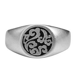 GeRRiT S925 Silber Vintage Ring Persönlichkeit Gericht Temperament Chinesischen Stil Schmuck Glückswolke Verstellbarer Ring, Ring von GeRRiT