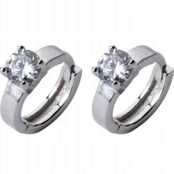 S925 Silber Männer Diamant Eingelegt Einzeldiamant Kleine Ohrschnalle Kleine Ohrring Mini Ohrknochen Nagel Paar Ohrschmuck, GeRRiT, Weißer Diamant von GeRRiT