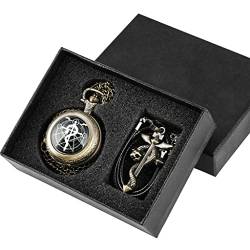 Strap Retro Ton Fullmetal Alchemist Geschenke Sets Taschenuhr Cosplay Halskette Uhr von GeRRiT