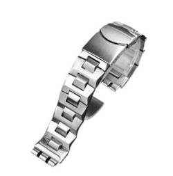 GeRnie Ersatz-Uhrenarmband aus Stahl für Männer und Frauen 19 17 mm, silber 03, 19mm, Rucksäcke von GeRnie