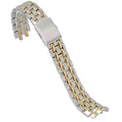 GeRnie Uhrenarmband aus massivem Edelstahl, 19 und 20 mm, hergestellt für Uhrenarmband aus Metall 777 787, Silber und Gold, 20mm, Rucksäcke von GeRnie