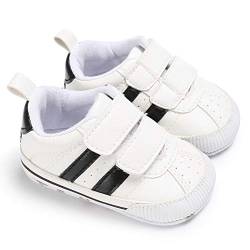 Geagodelia Baby Sneaker Chucks Schuhe Sneakers Krabbelschuhe Lauflernschuhe Winterschuhe Babyschuhe 0-6 6-12 12-18 Monate Hausschuhe (Schwarz, 12-18 Monate) von Geagodelia