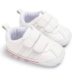 Geagodelia Baby Sneaker Chucks Schuhe Sneakers Krabbelschuhe Lauflernschuhe Winterschuhe Babyschuhe 0-6 6-12 12-18 Monate Hausschuhe (Weiß, 12-18 Monate) von Geagodelia