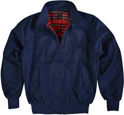 Original GearUp® Harrington Jacke English Style in 12 verschiedenen Designs wählbar Farbe Navy Größe XXL von Gear Up