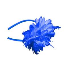 Kunstblumen-Haarband für Damen, Federn, Ornament, Bankett, Haarband, Kopfschmuck, Urlaubsdekoration, Hellblau von Geardeangloow