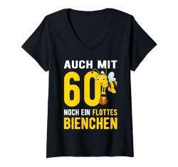 Damen 60 Geburtstag Frauen 60 Jahre Damen 60. Geburtstag T-Shirt mit V-Ausschnitt von GebGesch 60. Geburtstag Geschenke