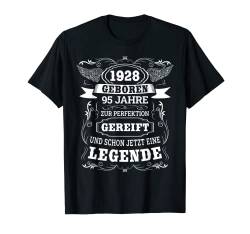 Herren 95. Geburtstag Jahrgang 1928 Mann 95 Jahre Geburtstag T-Shirt von Geburtstag Geschenk Legende Designs