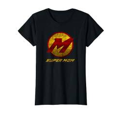 Super Mom ! Beste Mama Cool-e-s Superheld-en Mutter-Tag Mami T-Shirt von Geburtstag Geschenk Lustig-e Sprüche Weihnachten