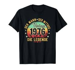 47. Geburtstag Geschenk Mann Mythos Legende Vintage 1976 T-Shirt von Geburtstag Geschenke Männer Frauen BoredMink