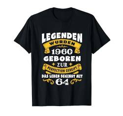 Legenden 1960 Geboren Geschenk Jahrgang 64 Geburtstag T-Shirt von Geburtstag Geschenke Männer Frauen BoredMink