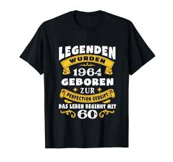 Legenden 1964 Geboren Geschenk Jahrgang 60 Geburtstag T-Shirt von Geburtstag Geschenke Männer Frauen BoredMink