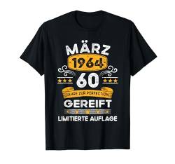 März 1964 Lustige Geschenke 60. Geburtstag Mann Frau T-Shirt von Geburtstag Geschenke Männer Frauen BoredMink