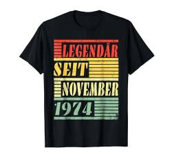 November 1974 Lustige Geschenke 49. Geburtstag T-Shirt von Geburtstag Geschenke Männer Frauen BoredMink