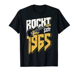 58. Geburtstag Rockt Seit 1965 Jahrgang Rock Mann Frau Cool T-Shirt von Geburtstag Geschenkideen Rock Musik Rocker 2022