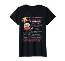 Die Dame ist 60 Jahre alt Geburtstag Frau lustig Frauen T-Shirt von Geburtstag Geschenkideen & Birthday Women Geschenk