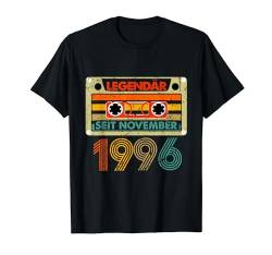 Legendär Seit November 1996 28. Geburtstag Vintage Cassette T-Shirt von Geburtstag Herren und Männer SaiGon
