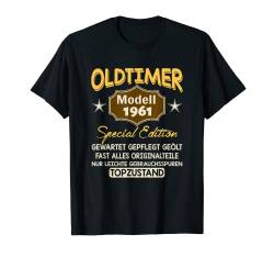 Oldtimer Modell 1961 Mann Geburtstagskind Original Outfit T-Shirt von Geburtstag Jahr Happy Birthday Party Jungs Mädchen