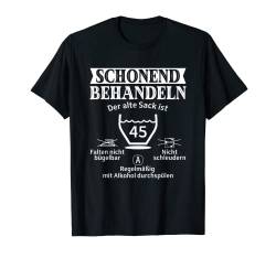 Schonend behandeln 45 Mann Geburtstagskind Original Outfit T-Shirt von Geburtstag Jahr Happy Birthday Party Jungs Mädchen