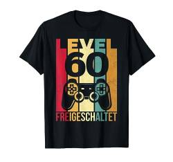 Level 60 Geburtstag Mann Herren Lustig 1961 60er Geburtstag T-Shirt von Geburtstag Shirt Co.