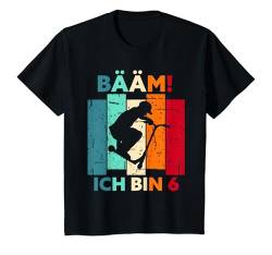 Kinder Bääm! Ich bin 6 Geburtstag Sechs Jahre Junge Mädchen 6. T-Shirt von Geburtstag Sprüche & Geschenke