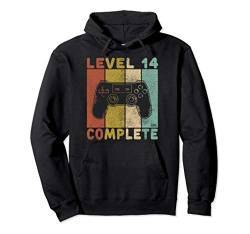 14. Geburtstag Jungen Shirt Gamer TShirt Level 14 Complete Pullover Hoodie von Geburtstag T-Shirts Kinder & Erwachsene by KaMi