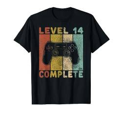 14. Geburtstag Jungen Shirt Gamer TShirt Level 14 Complete T-Shirt von Geburtstag T-Shirts Kinder & Erwachsene by KaMi