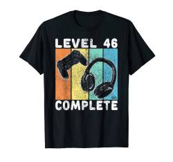 Herren Level 46 Complete TShirt 46. Geburtstag Männer Shirt Gamer T-Shirt von Geburtstag T-Shirts Kinder & Erwachsene by KaMi