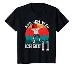 Kinder 11. Geburtstag Fußball Jungen 11 Jahre Fußballer Geschenk T-Shirt von Geburtstags Kinder Design für Jungen & Mädchen