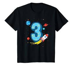 Kinder 3. Geburtstag T Shirt Rakete Geburtstagsshirt 3 Jahre Junge von Geburtstags Shirt für Jungs von CheesyB