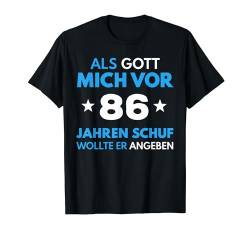 86. Geburtstag Mann Frau 86 Jahre 1938 Deko Lustig Geschenk T-Shirt von Geburtstagsgeschenk Damen Herren 1938 Geschenkidee