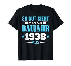 86. Geburtstag Mann Frau 86 Jahre 1938 Deko Lustig Geschenk T-Shirt von Geburtstagsgeschenk Damen Herren 1938 Geschenkidee