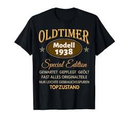 86. Geburtstag Mann Frau 86 Jahre 1938 Deko Lustig Geschenk T-Shirt von Geburtstagsgeschenk Damen Herren 1938 Geschenkidee