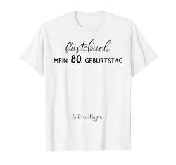 80. Geburtstag Mann Frau 80 Jahre 1943 Deko Lustig Geschenk T-Shirt von Geburtstagsgeschenk Damen Herren 1943 Geschenkidee