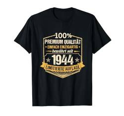 80. Geburtstag Mann Frau 80 Jahre 1944 Deko Lustig Geschenk T-Shirt von Geburtstagsgeschenk Damen Herren 1944 Geschenkidee
