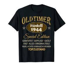 80. Geburtstag Mann Frau 80 Jahre 1944 Deko Lustig Geschenk T-Shirt von Geburtstagsgeschenk Damen Herren 1944 Geschenkidee