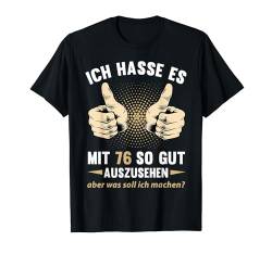 76. Geburtstag Mann Frau 76 Jahre 1948 Deko Lustig Geschenk T-Shirt von Geburtstagsgeschenk Damen Herren 1948 Geschenkidee