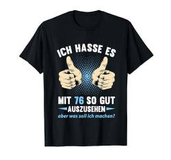 76. Geburtstag Mann Frau 76 Jahre 1948 Deko Lustig Geschenk T-Shirt von Geburtstagsgeschenk Damen Herren 1948 Geschenkidee