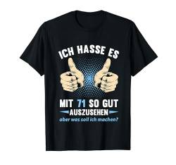 71. Geburtstag Mann Frau 71 Jahre 1953 Deko Lustig Geschenk T-Shirt von Geburtstagsgeschenk Damen Herren 1953 Geschenkidee