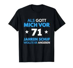 71. Geburtstag Mann Frau 71 Jahre 1953 Deko Lustig Geschenk T-Shirt von Geburtstagsgeschenk Damen Herren 1953 Geschenkidee