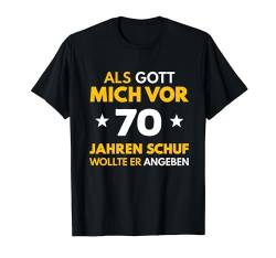 70. Geburtstag Mann Frau 70 Jahre 1954 Deko Lustig Geschenk T-Shirt von Geburtstagsgeschenk Damen Herren 1954 Geschenkidee