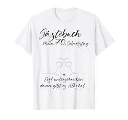 70. Geburtstag Mann Frau 70 Jahre 1954 Deko Lustig Geschenk T-Shirt von Geburtstagsgeschenk Damen Herren 1954 Geschenkidee