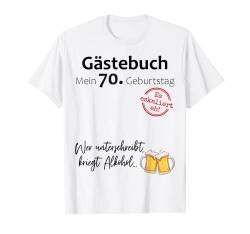 70. Geburtstag Mann Frau 70 Jahre 1954 Deko Lustig Geschenk T-Shirt von Geburtstagsgeschenk Damen Herren 1954 Geschenkidee