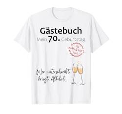 70. Geburtstag Mann Frau 70 Jahre 1954 Deko Lustig Geschenk T-Shirt von Geburtstagsgeschenk Damen Herren 1954 Geschenkidee