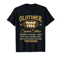 70. Geburtstag Mann Frau 70 Jahre 1954 Deko Lustig Geschenk T-Shirt von Geburtstagsgeschenk Damen Herren 1954 Geschenkidee