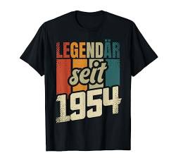70. Geburtstag Mann Frau 70 Jahre 1954 Deko Lustig Geschenk T-Shirt von Geburtstagsgeschenk Damen Herren 1954 Geschenkidee
