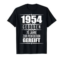 70. Geburtstag Mann Frau Opa 70 Jahre 1954 Lustig Geschenk T-Shirt von Geburtstagsgeschenk Damen Herren 1954 Geschenkidee